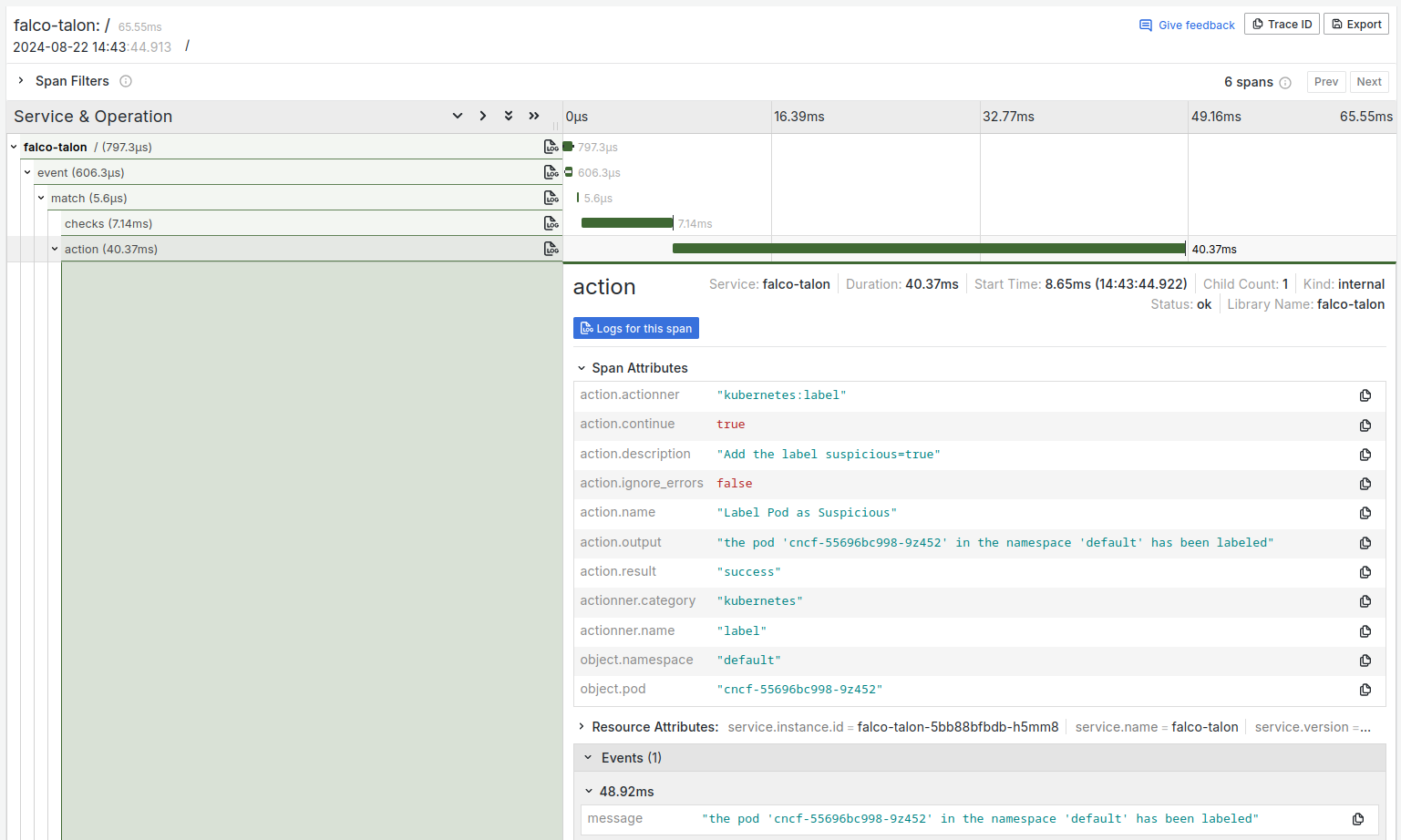 grafana trace 2